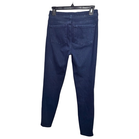 SPANX Jean-ish Leggings Dark Wash Denim Pull On Slimming Jeans #20018R Sz S - Picture 2 of 6